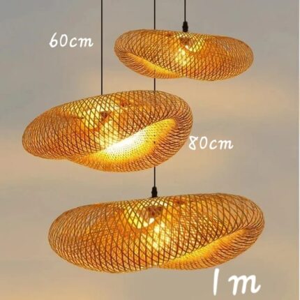 BAMBOO HANGING LIGHT AVAILBALE IN 3 DIFRANT SIZES