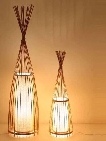 NEW BAMBOO FLOOR LIGHT AVAILBALE IN TWO DIFRANT SIZES